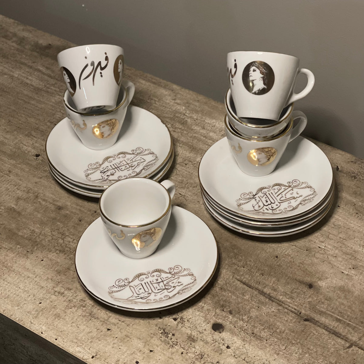 Espresso Cup and Saucer set - Costa (Fairuz) – Modinax