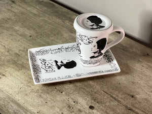 Open image in slideshow, Umm Kulthum Coffee and Tea Mug set (3pcs)
