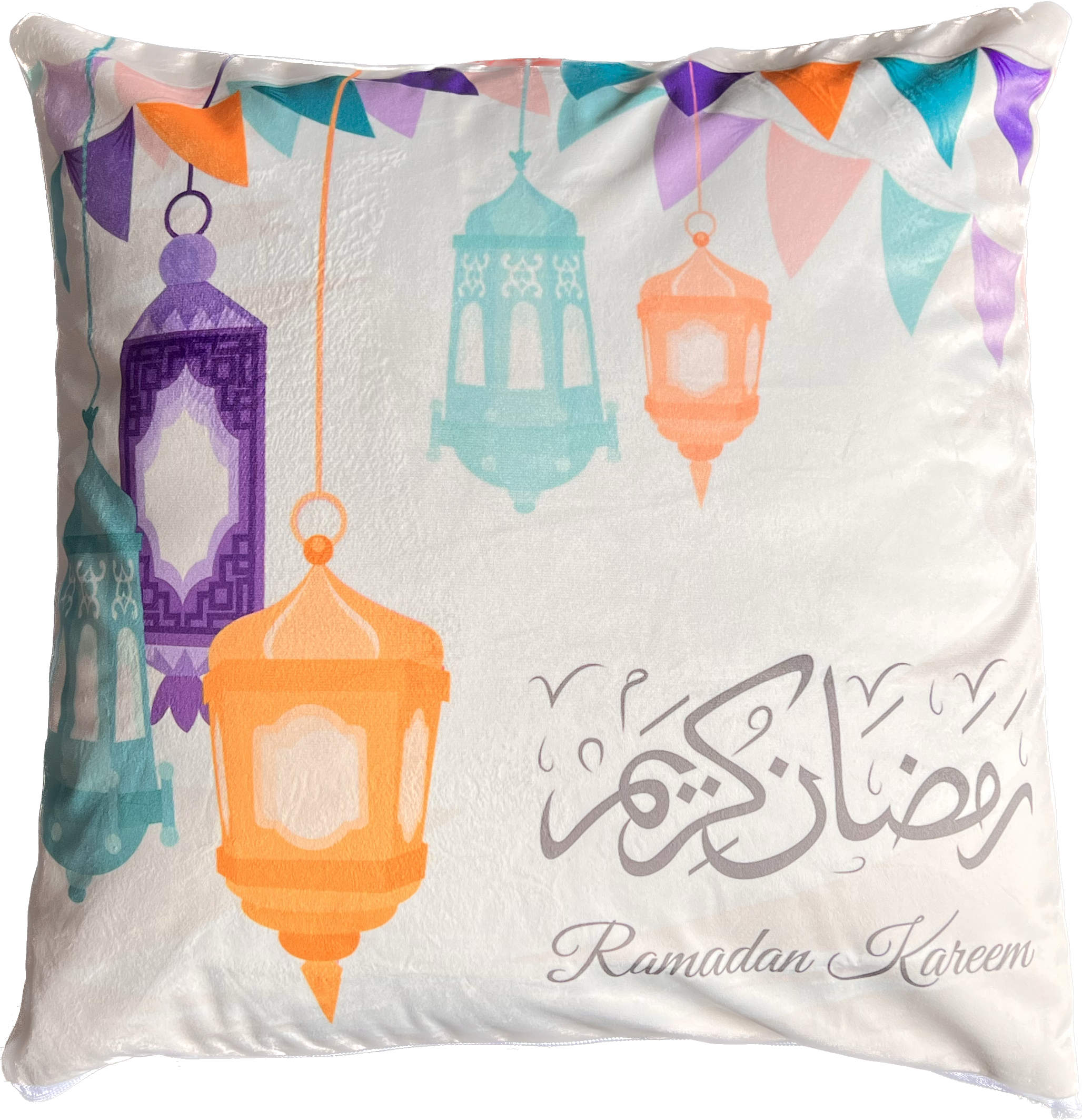 Ramadan runner & cushion set - Purple